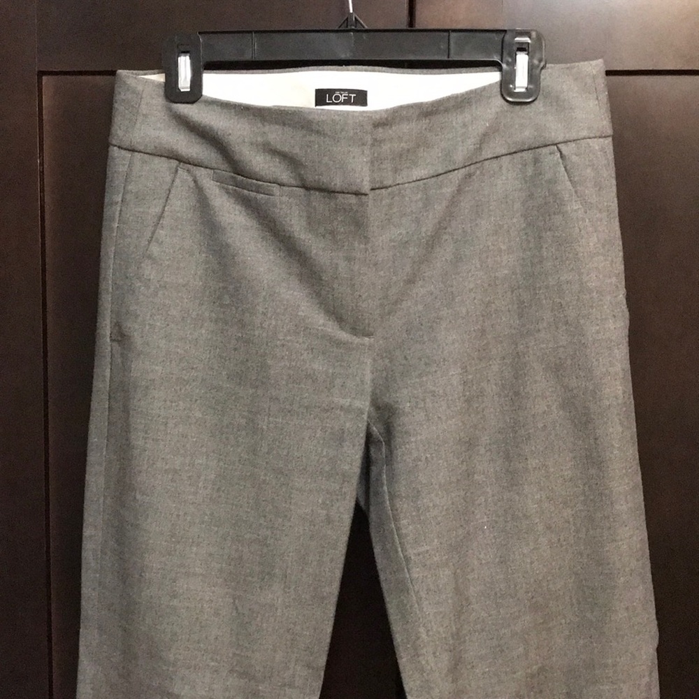 Loft gray slacks